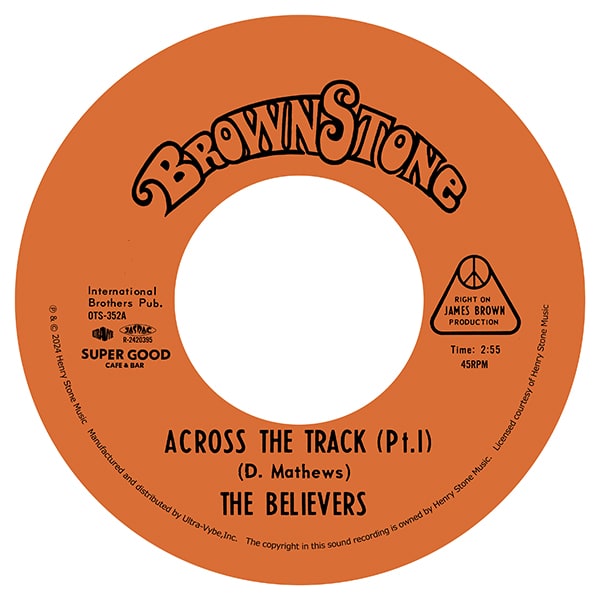 035_THE BELIEVERS / LEE AUSTIN – ACROSS THE TRACK PT.1 / PUT SOMETHING ON YOUR MIND  (SELECTED BY 佐藤潔)